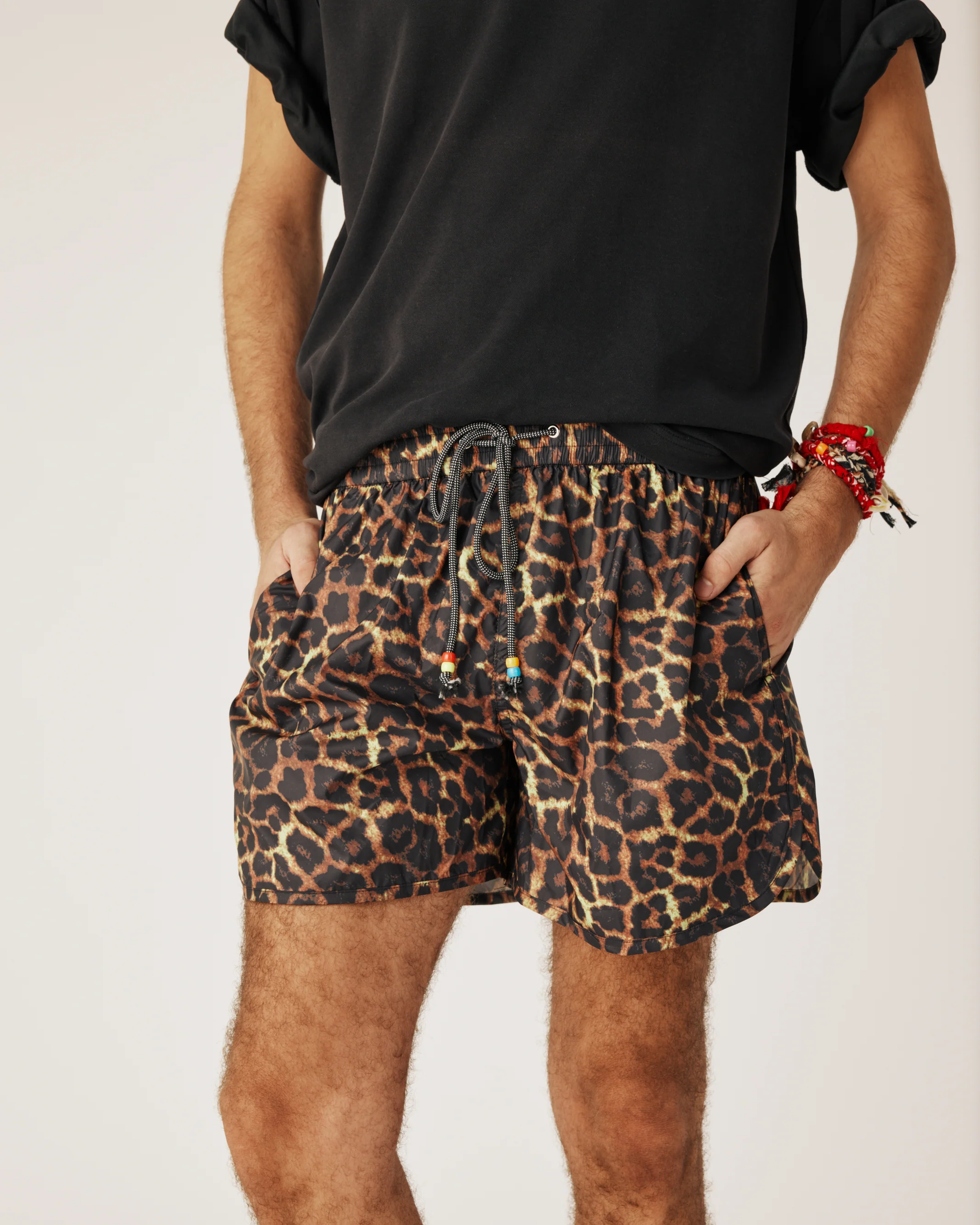 Men swimwear leopard - Image 4