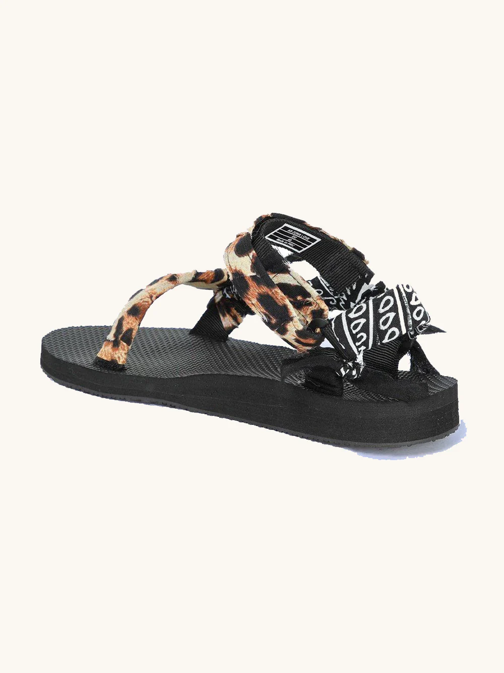 Trekky leopard print & black bandana - Image 4