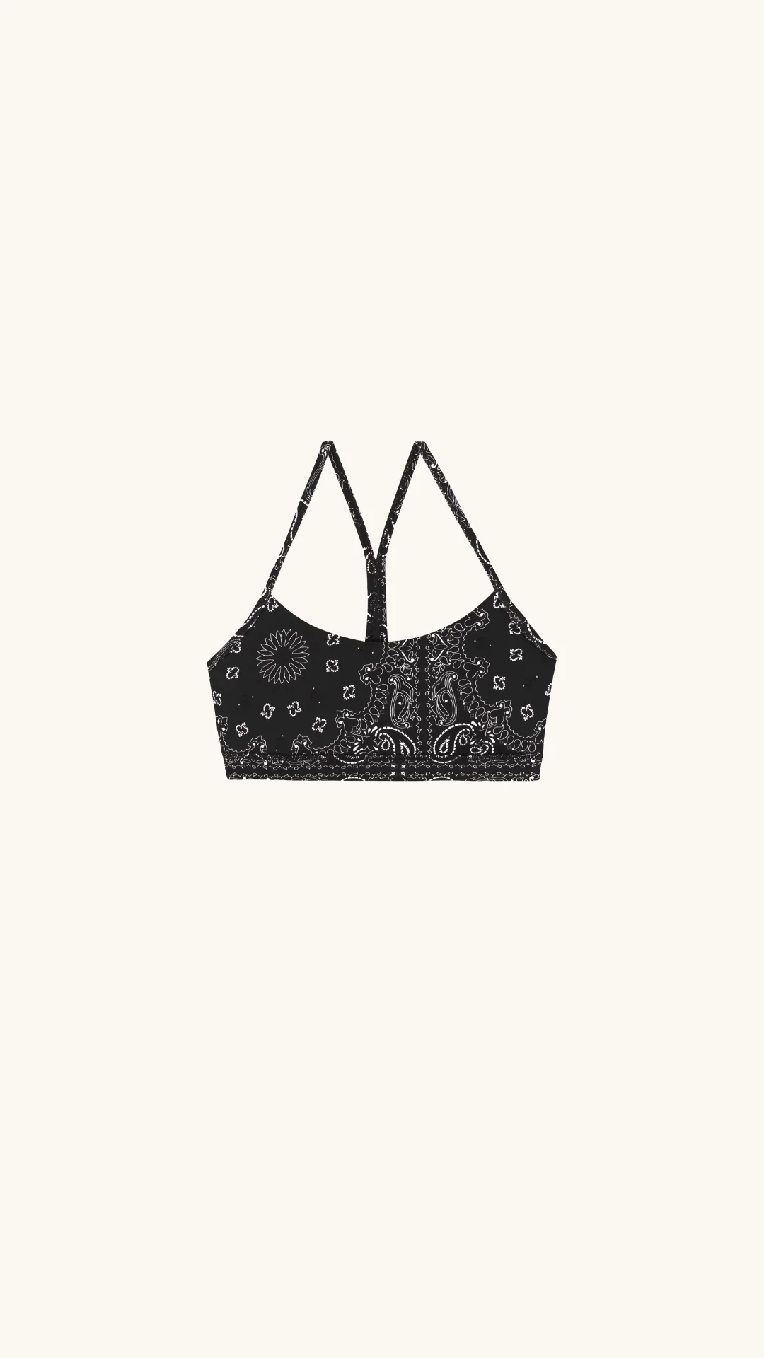 Yoga bra black bandana - Image 4