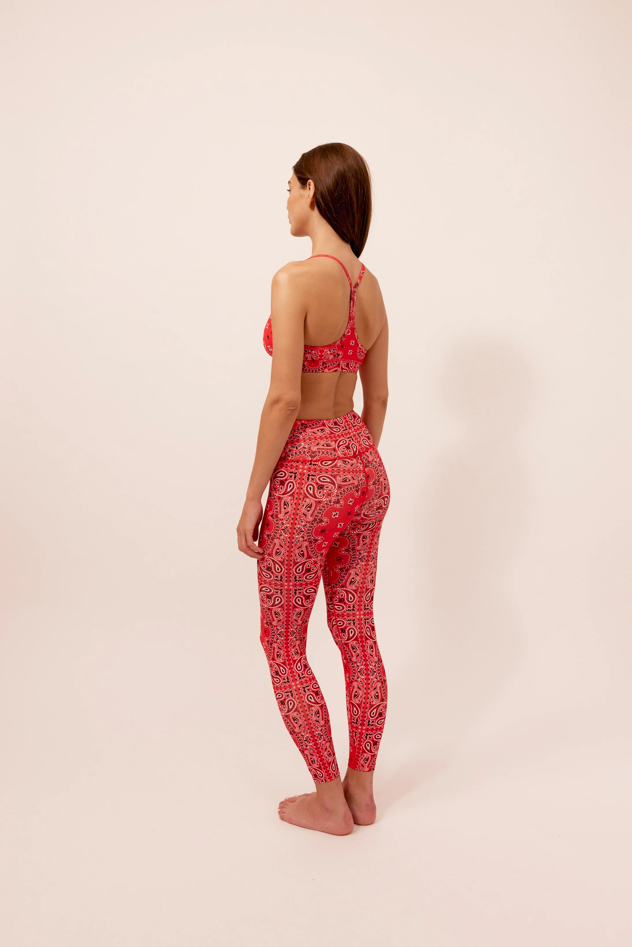Yoga bra red bandana - Image 3