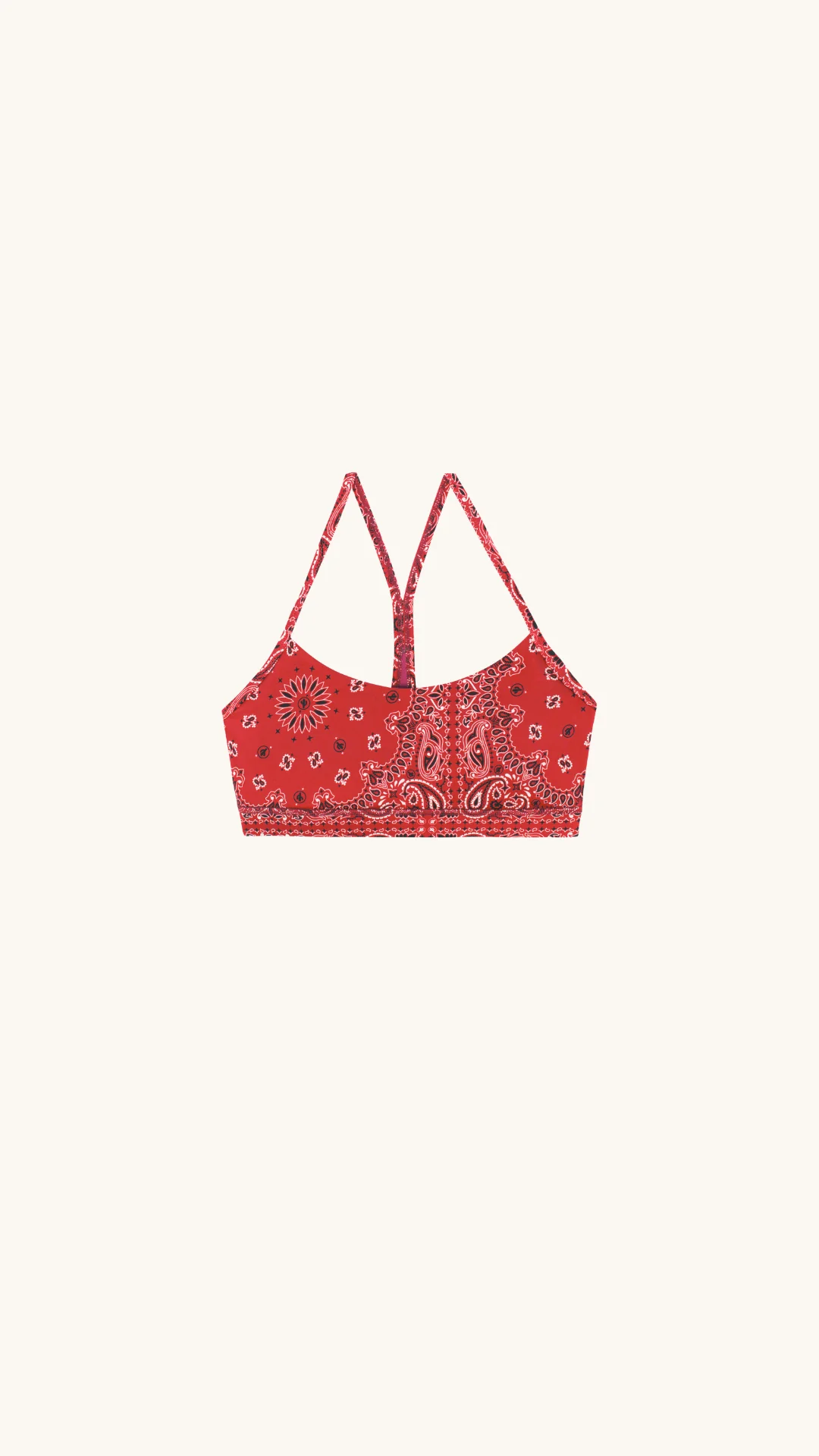 Yoga bra red bandana - Image 4