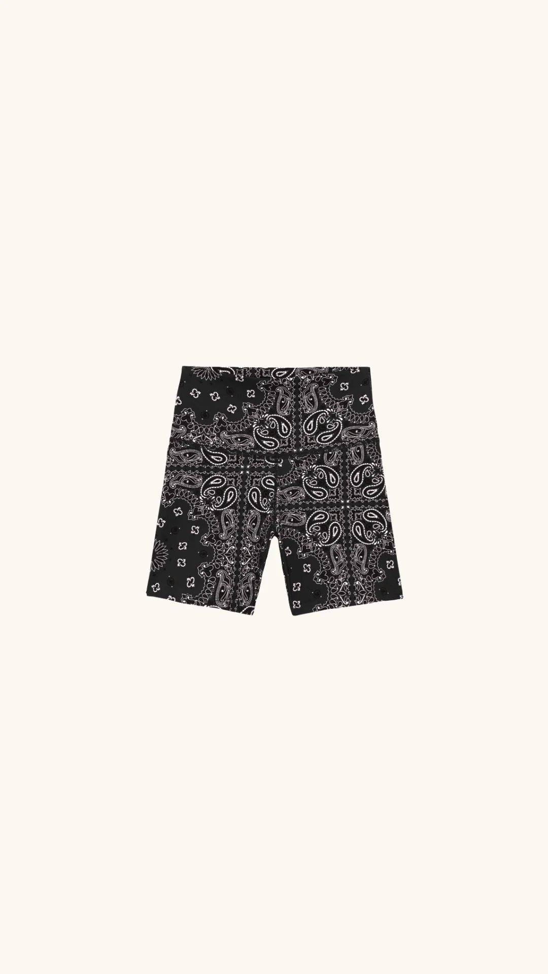 Yoga short black bandana - Image 4